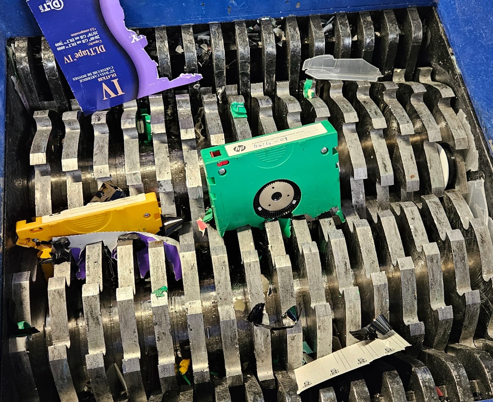 Magnetband zur physischen Vernichtung